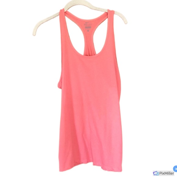 Nike Dri Fit Womens Orange Tank Top, L - Picture 1 of 2